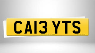 Registration CA13 YTS